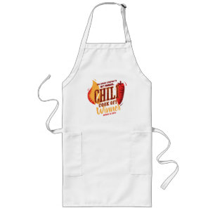 Tablier Long Le gagnant du concours Chili Cook Off Cookout de