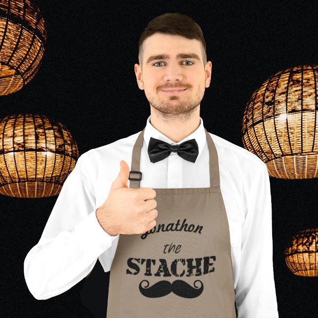 Tablier Long Le Motif de la moustache Stache (Créateur téléchargé)