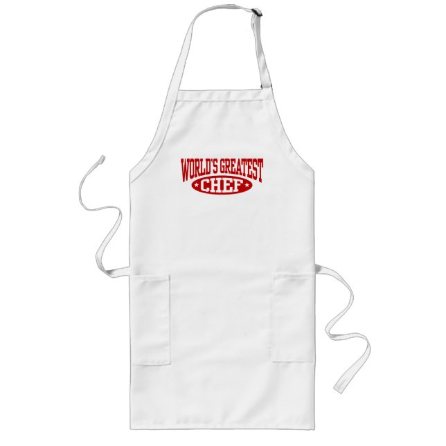 Tablier Long Le plus grand chef du monde (Devant)