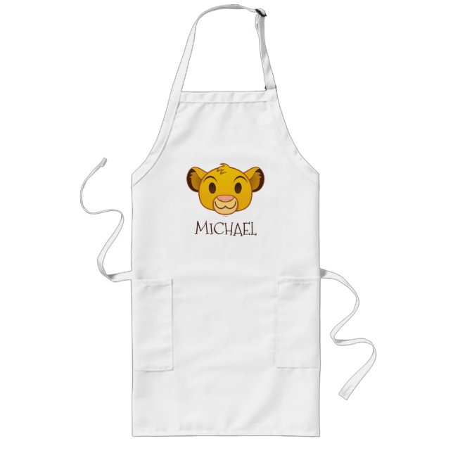 Tablier Long Le Roi Lion | Simba Emoji (Devant)