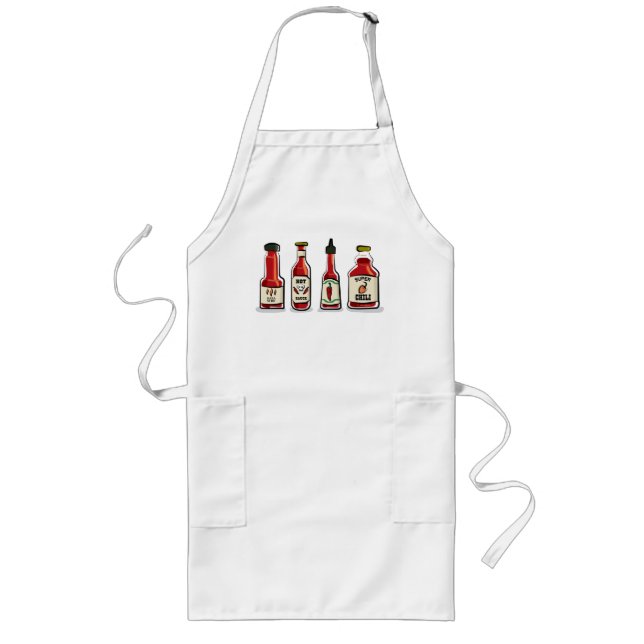 Tablier Long Le tablier du chef chili Sauces (Devant)