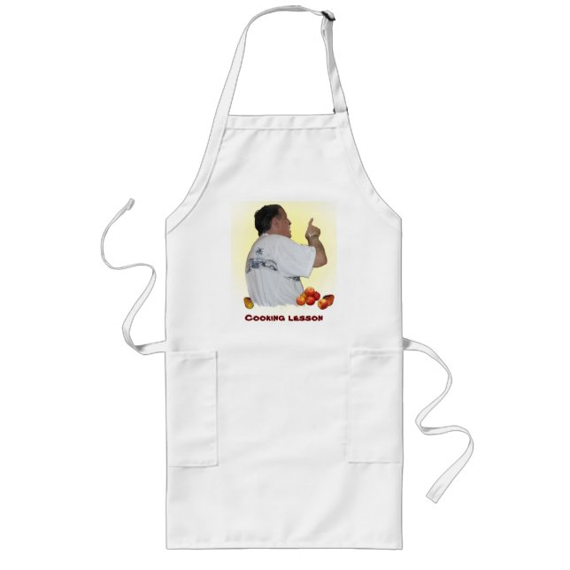 Tablier Long Leçon de cuisine (Devant)