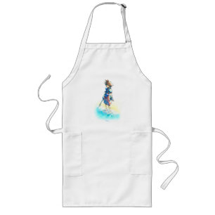 Tablier Long Les Coeurs du Royaume  Sora On Beach Aquarelle