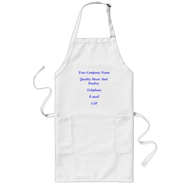 TABLIER LONG LES COMMERCES - BOUCHERS (Devant)