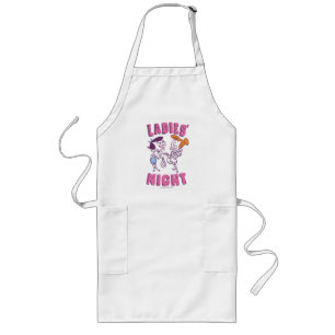 Tablier Long Les Pierrafeu   Betty & Wilma - La nuit des dames