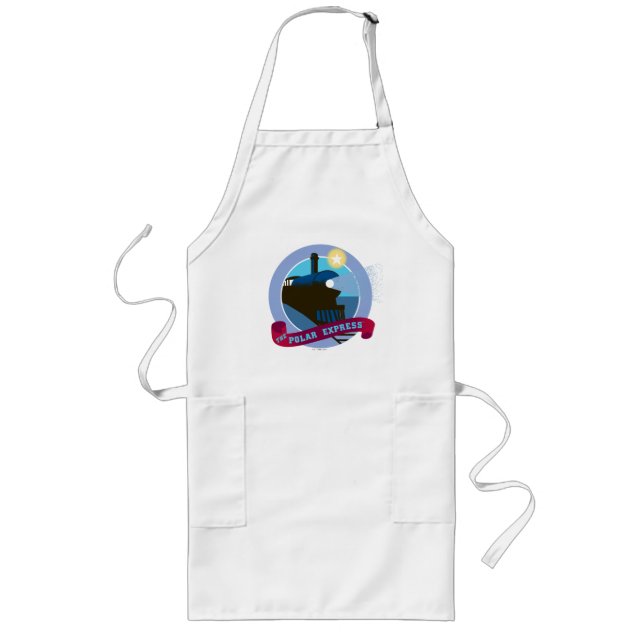 Tablier Long L'Express polaire | Insigne de train Vintage (Devant)