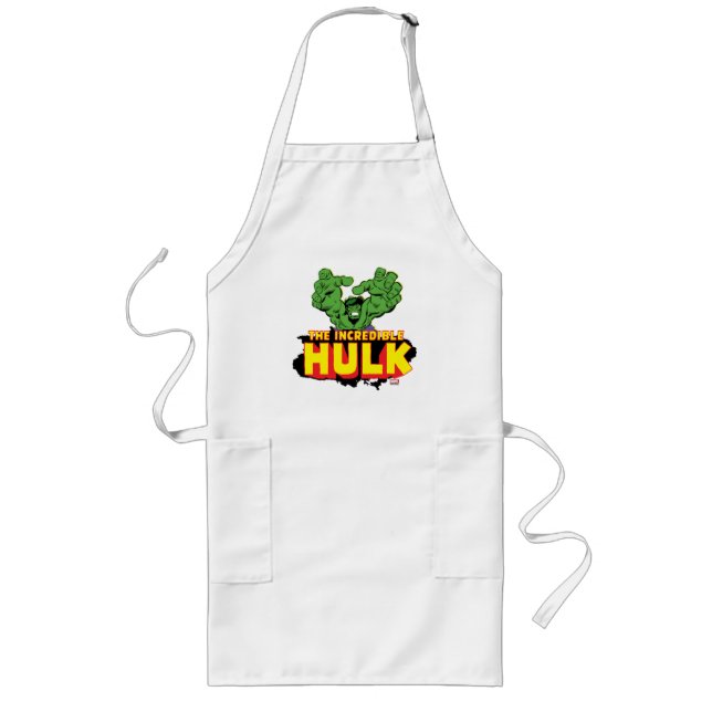 Tablier Long L'incroyable logo Hulk (Devant)