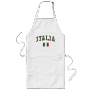 Tablier Long L'Italie + Drapeau
