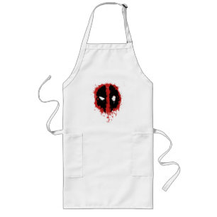 Tablier Long Logo Deadpool Paint Splatz