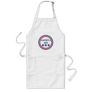 Tablier Long Logo patriotique sur le thème du 4 juillet - Ameri
