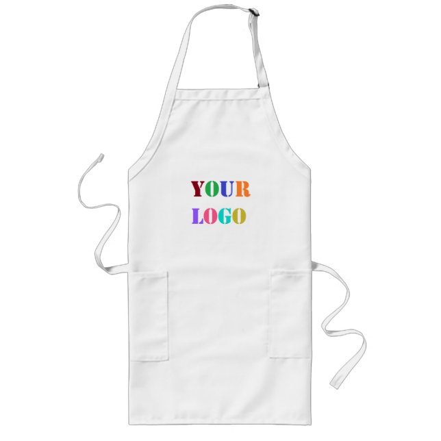 Tablier Long Logo Personnalisé Votre Entreprise Promotionnel Pe (Devant)