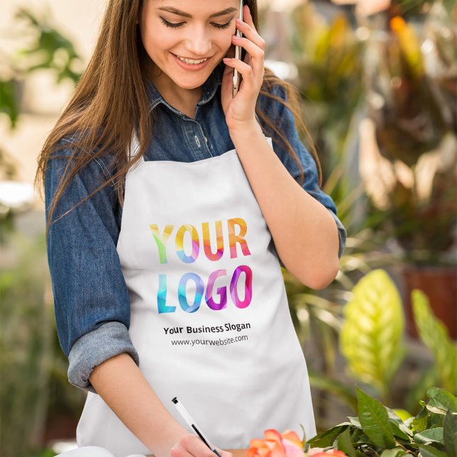 Tablier Long Logo promotionnel Uniforme (Créateur téléchargé)