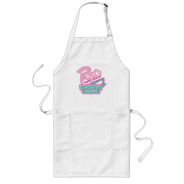 Tablier Long Logo rose du magasin Chock'Lit de Pop (Devant)
