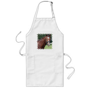 Tablier Long Long tablier de crinière tressée de cheval