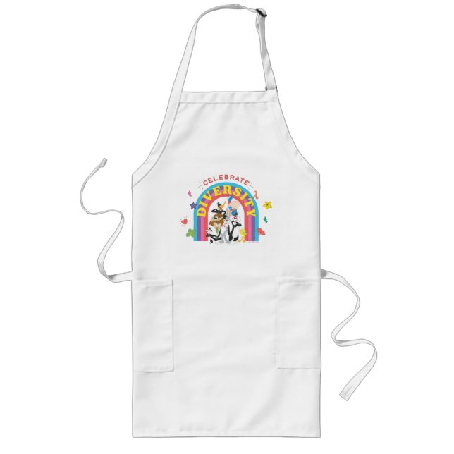 Tablier Long LOONEY TUNES™ - Celebrate Diversity Pride Arc-en-c (Devant)