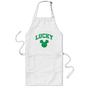 Tablier Long Lucky Mickey Mouse   Saint Patrick's Day