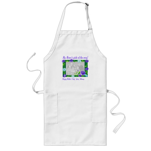 Tablier Long Ma mère est choisie de la récolte Apron (Devant)