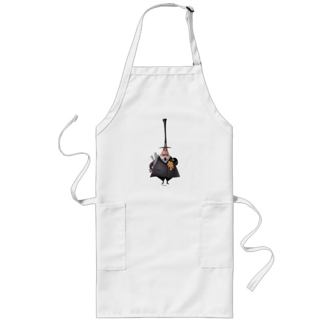 Tablier Long Maire De Halloween | Visage souriant (Devant)