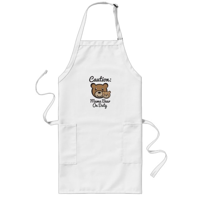 Tablier Long Maman Bear - long tablier (Devant)