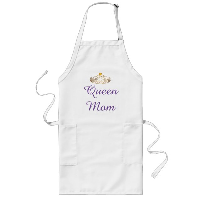 Tablier Long Maman faite sur commande de la Reine (Devant)