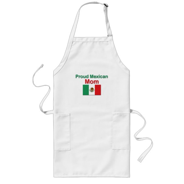 Tablier Long Maman mexicaine fière (Devant)