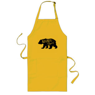 Tablier Long Maman Novelty Bear Funny Retro