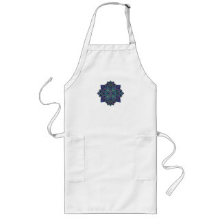 Tablier Long Mandala géométrique motif sacré art abstrait