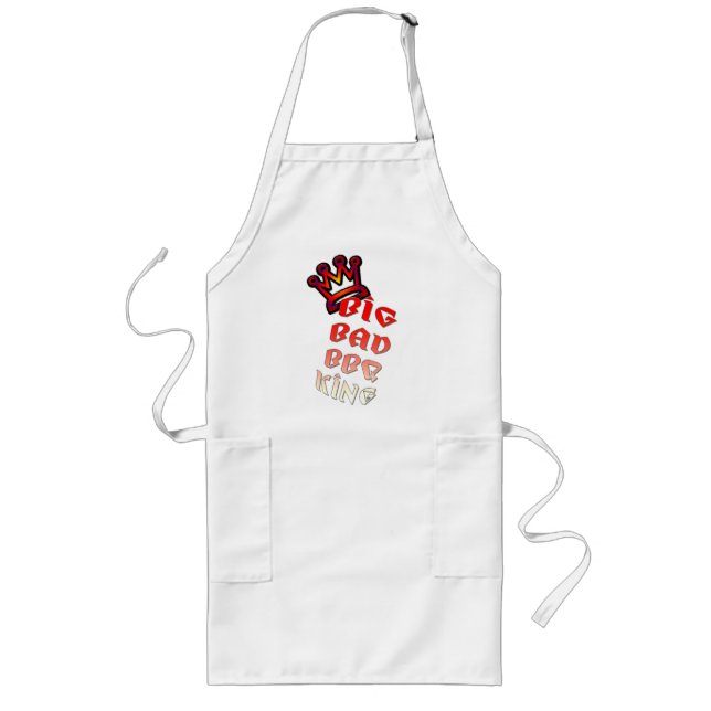 Tablier Long Mauvais BBQ King* de *Big (Devant)