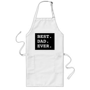 Tablier Long Meilleur Papa Jamais Grill Apron
