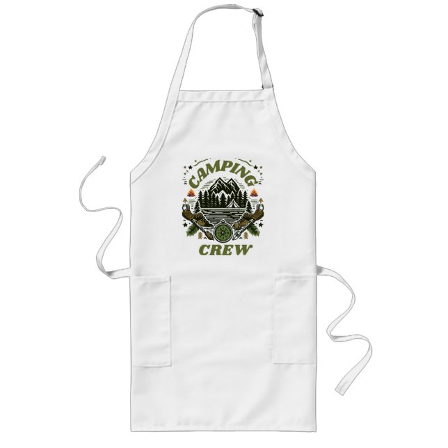 Tablier Long Même mon café est plus fort que l'armée (Devant)