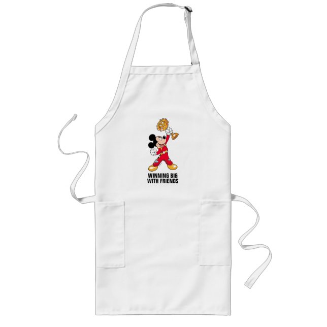 Tablier Long Mickey et les Roadster Racers | Mickey & Trophée (Devant)