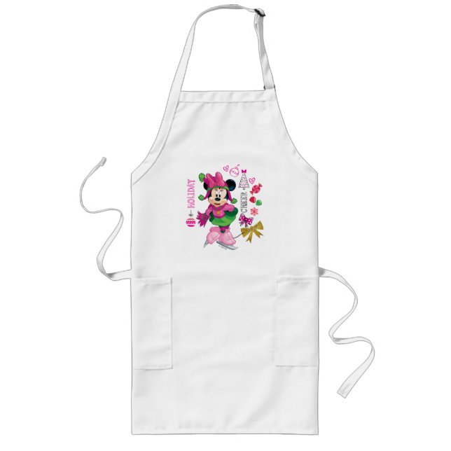 Tablier Long Mickey & Friends | Minnie fête joyeuse (Devant)