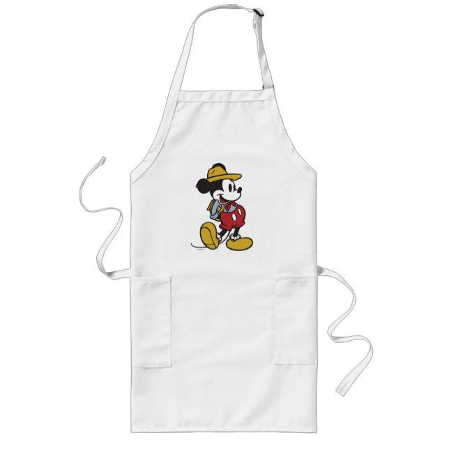 Tablier Long Mickey Mouse| Mickey en plein air (Devant)