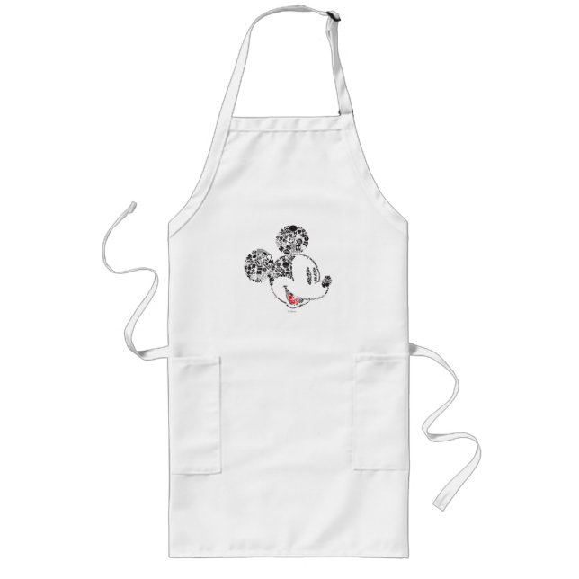 Tablier Long Mickey tendance | Icônes & Phrases (Devant)