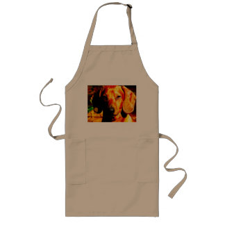 Tablier Long Miroiter le plan rapproché rougeoyant de visage de
