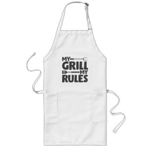 Tablier Long Mon Grill mes règles