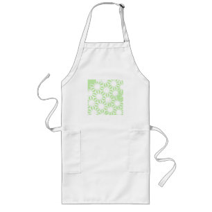 Tablier Long Motif géométrique vert pomme