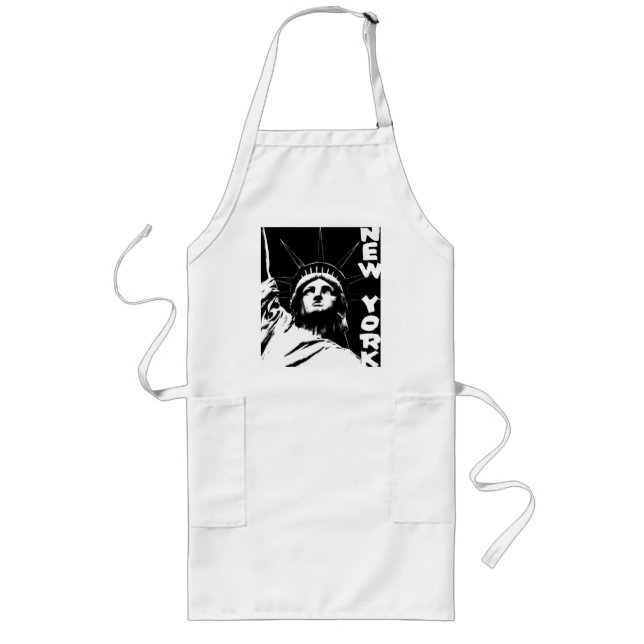 Tablier Long New York Apron New York Souvenirs Cook's Gifts (Devant)