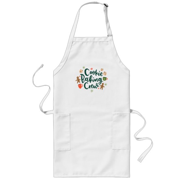Tablier Long Noël Cookie Crew Holiday Baker Apron (Devant)