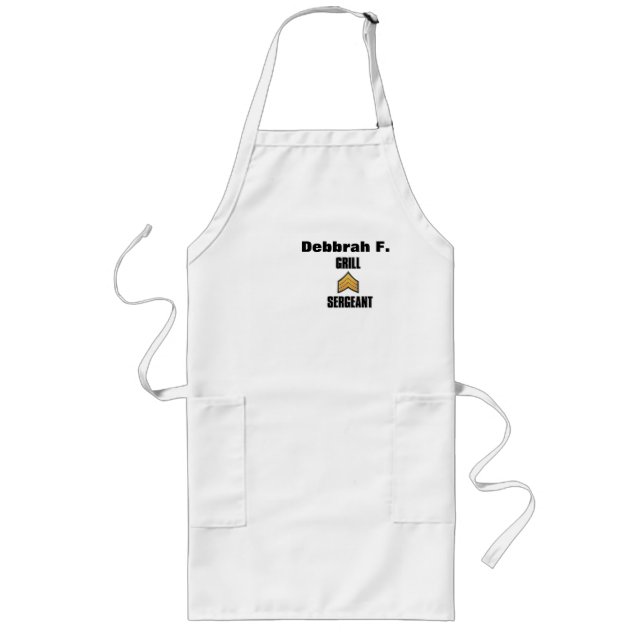Tablier Long Nom personnalisé #maternsday Pocket Aprons (Devant)
