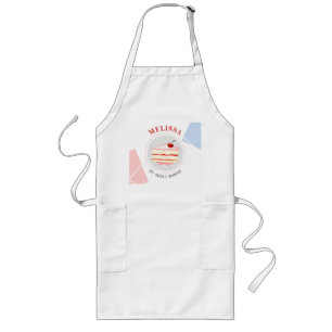 Tablier Long Nom personnalisé sur mesure Baker Boulangerie Chef