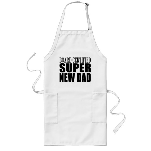 Tablier Long Nouveaux pères et baby showers : Nouveau papa (Devant)