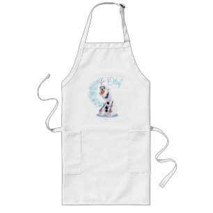 Tablier Long  Olaf  Vague de flocons de neige