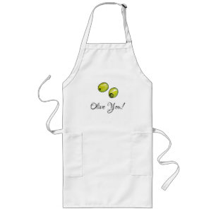 Tablier Long Olive