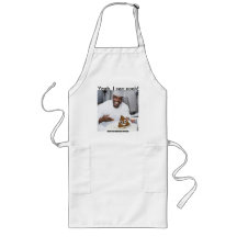 'Ouais, je peux cuisiner ! ' Tablier