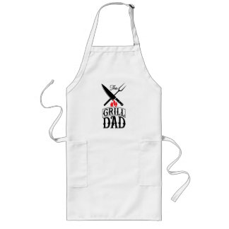 Tablier Long Papa Grill (personnalisable)