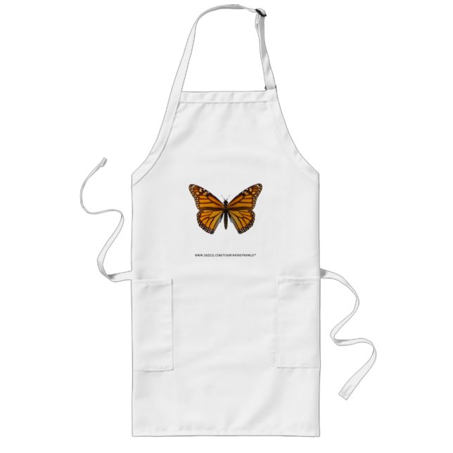 Tablier Long Papillon Monarque (Devant)
