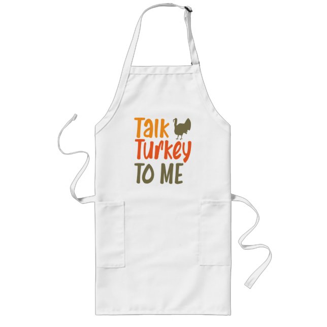 Tablier Long Parlez de la Turquie à moi Apron (Devant)