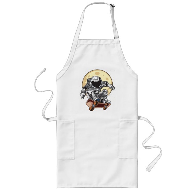 Tablier Long Patin Astronaute (Devant)