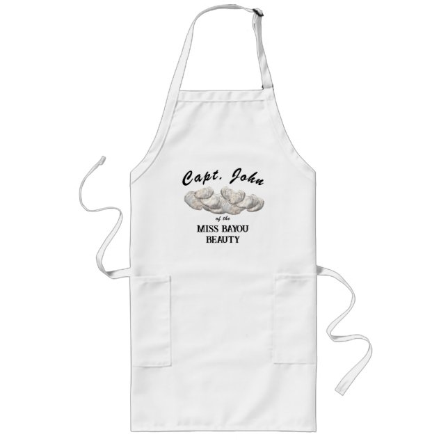 Tablier Long Personalized Oyster Fisherman's (Devant)